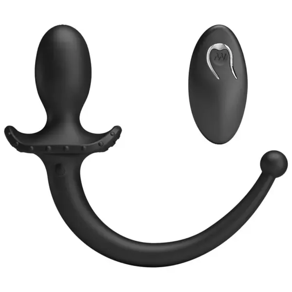 MR PLAY - DRAADLOZE ANALE EN PERINEUMVIBRATOR MET AFSTANDSBEDIENING, ZWART