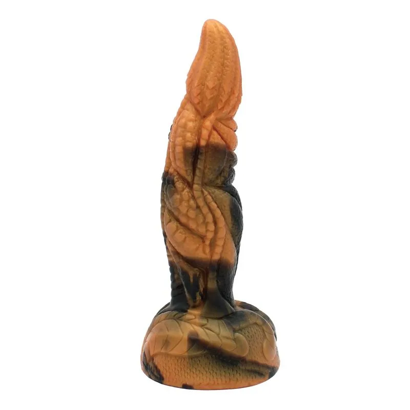 POWER MONSTERS - TYRANNOSAURUS BICOLOR FANTASY SILICONE DILDO 20,5 CM Ø 5 CM