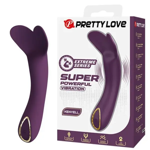PRETTY LOVE - KENYELL OPLAADBARE VIBRATOR MET 10 FUNCTIES, PAARS