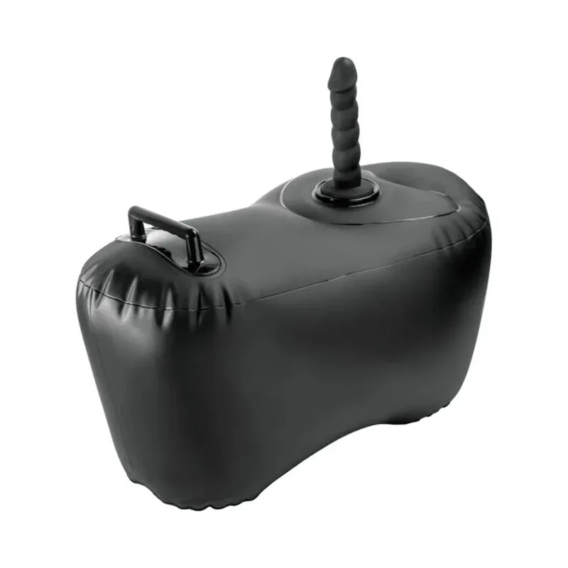FETISH FANTASY SERIES - BODY DOCK OPBLAASBARE LOVE SEAT MET DILDO 69,2 CM ZWART