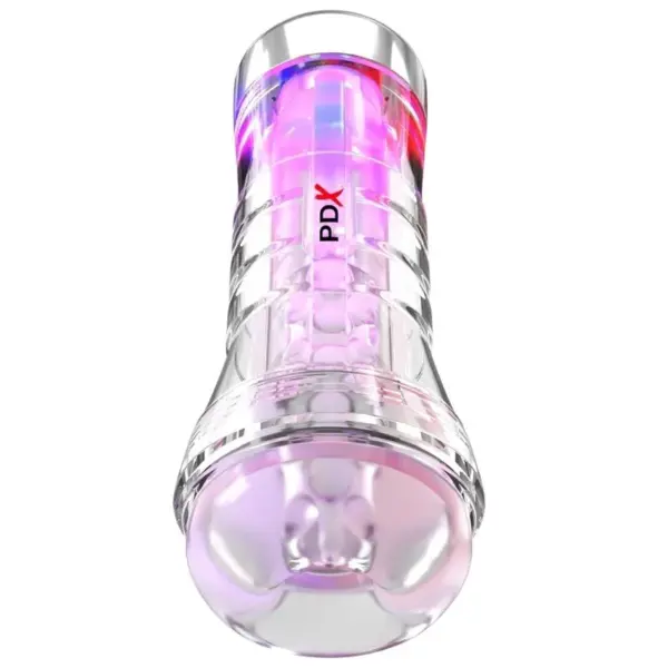 PDX ELITE - VIEWTUBE XXL LED TRANSPARANTE STROKER 27,3 CM