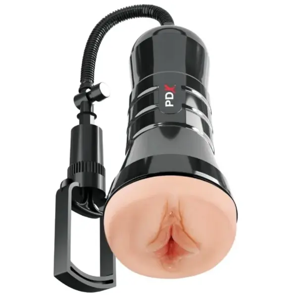 PDX EXTREME - NATTE VAGINA'S SUPERZUIGER XXL LICHTE VAGINA STROKER MET ZUIGKRACHT 27,3 CM