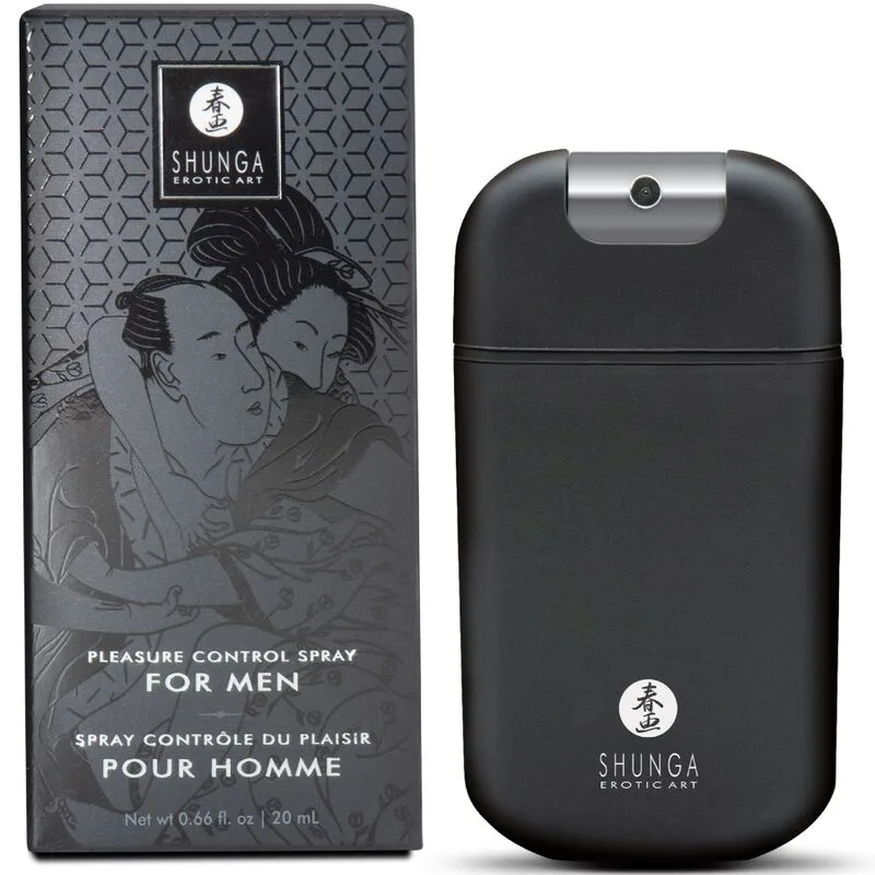 SHUNGA - PLEZIERCONTROLESPRAY VOOR MANNEN 20 ML