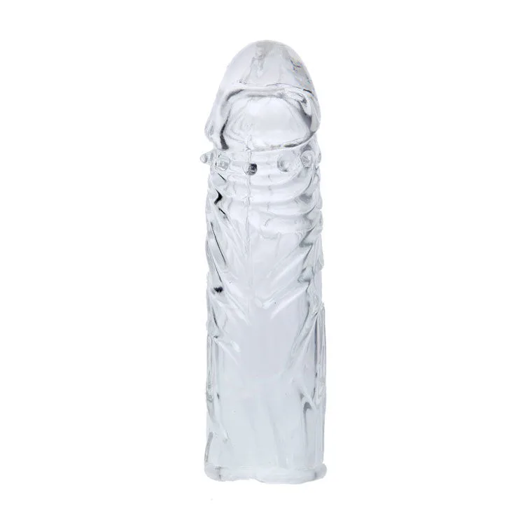 BAILE - ROZE SILICONEN STIMULERENDE PENISHOES 13 CM