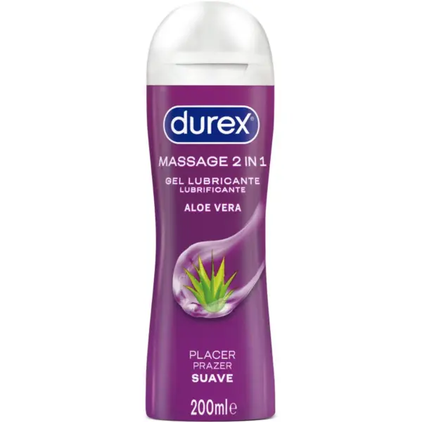 DUREX - ZACHTE ALOE VERA MASSAGE GLIJMIDDELGEL 200 ML