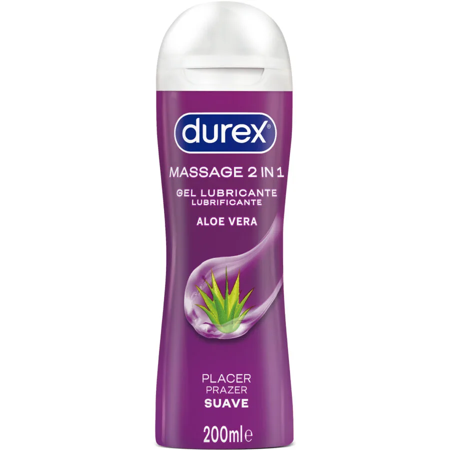 DUREX - ZACHTE ALOE VERA MASSAGE GLIJMIDDELGEL 200 ML