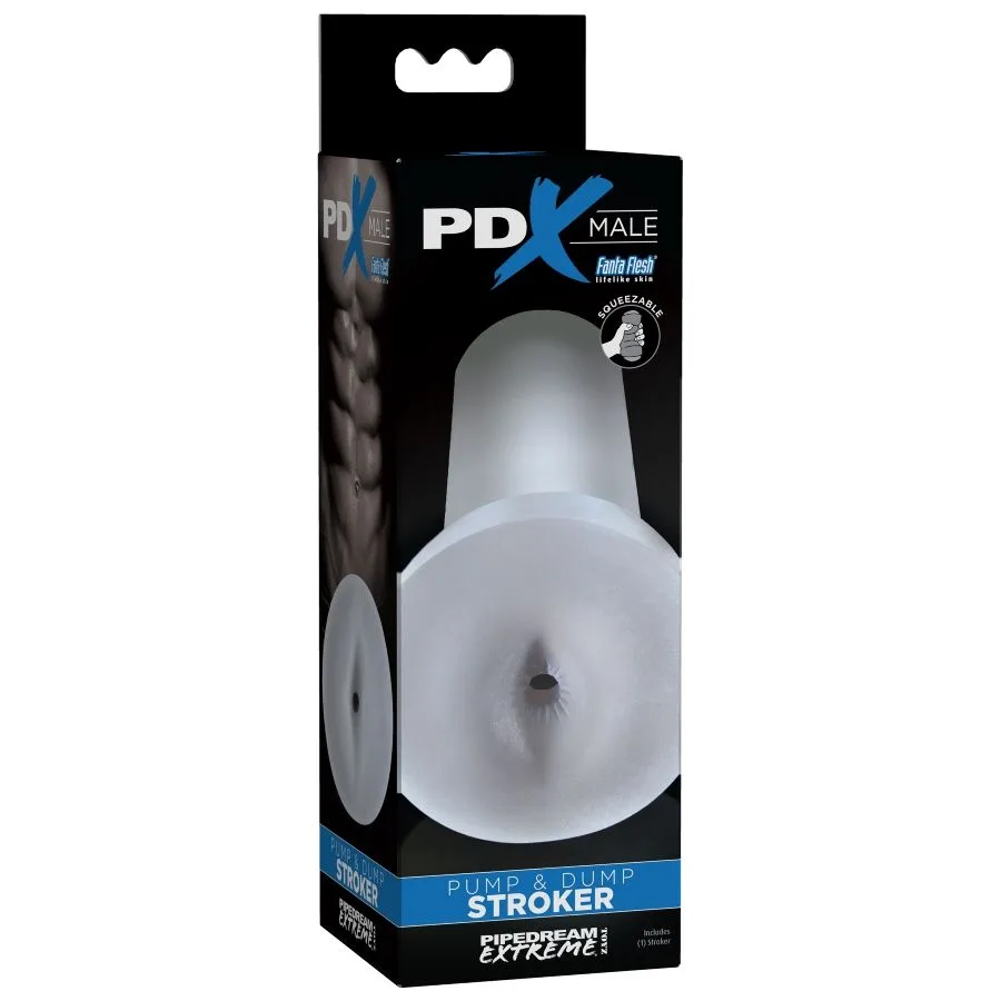 PDX MAN - PUMP EN DUMP STROKER MASTURBATOR - DOORZICHTIG