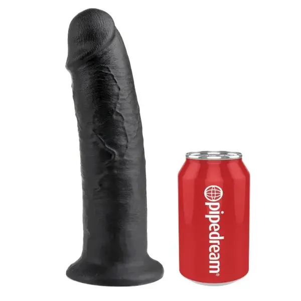 KING COCK - ZWARTE PENIS 25 CM