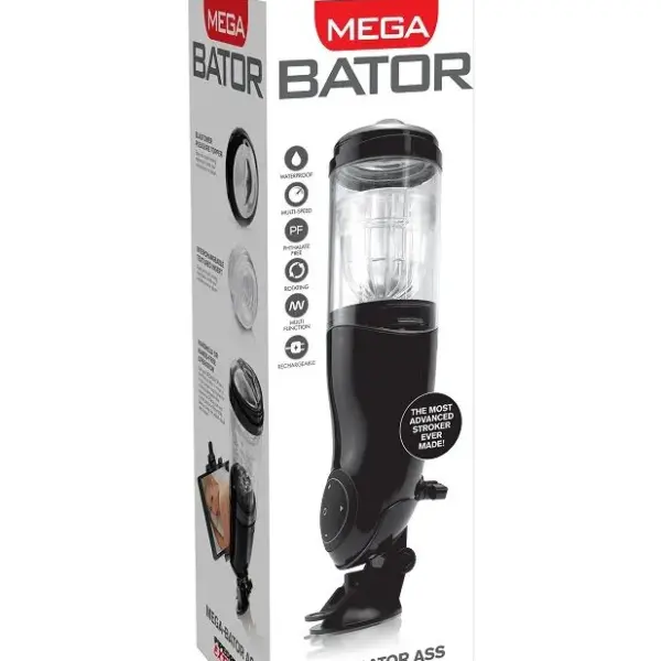 EXTREME TOYZ - PDX MEGA BATOR USB MANNELIJKE MASTURBATOR ANUS ZWART