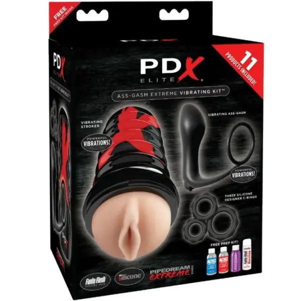 PDX ELITE - ASS-GASM EXPLOSIE KIT VAGINA ONTWERP