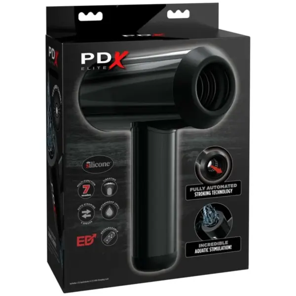 PDX ELITE - DUBBELE AQUATIC AUTOMATISCHE MASTURBATOR
