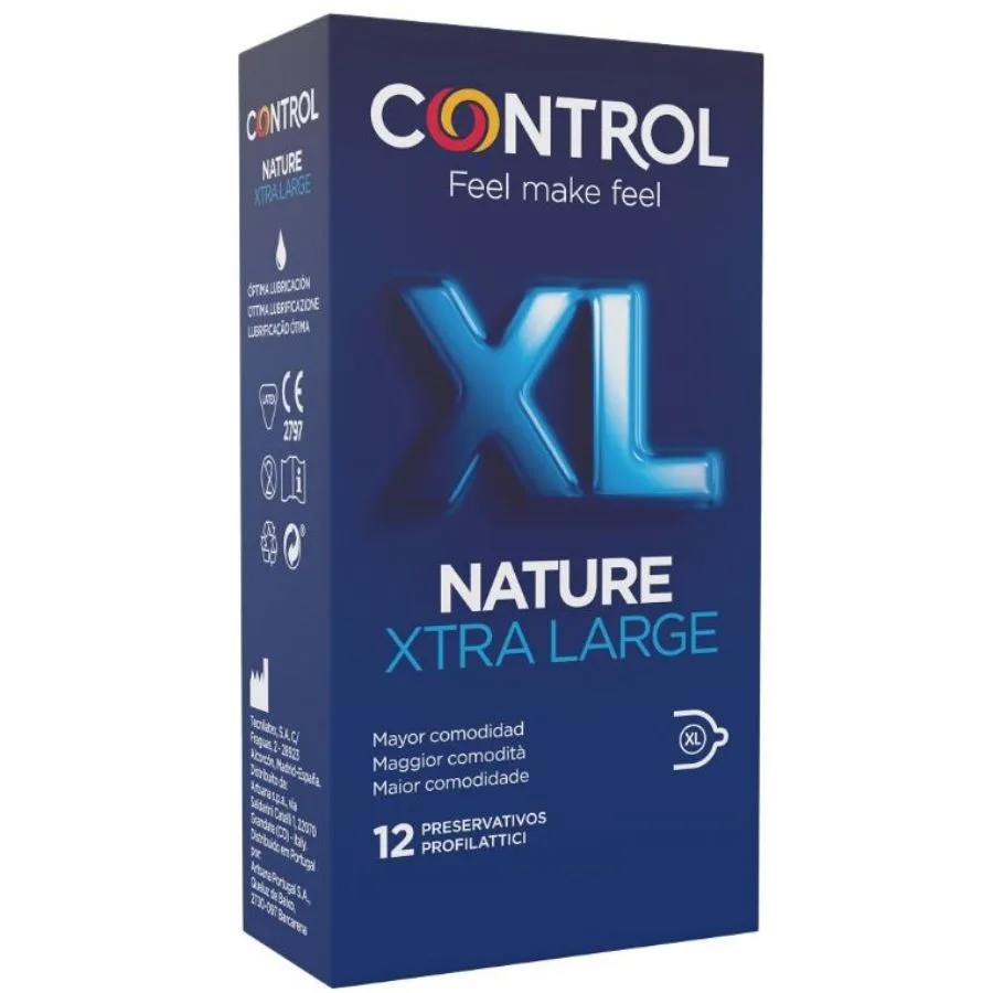 CONTROL - ADAPTA NATURE XL CONDOOMS 12 STUKS
