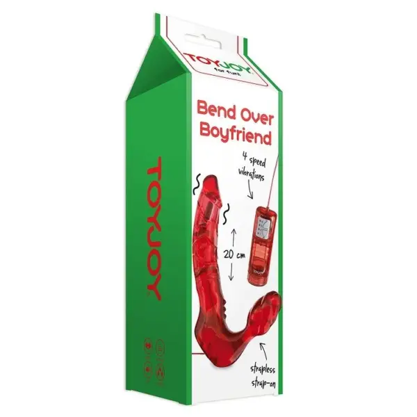 TOYJOY - DUBBELE PENETRATIE STRAPLESS HARNAS MET VIBRATOR