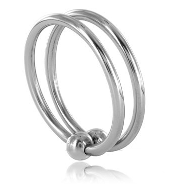 METAL HARD - DUBBELE STALEN RING 30MM