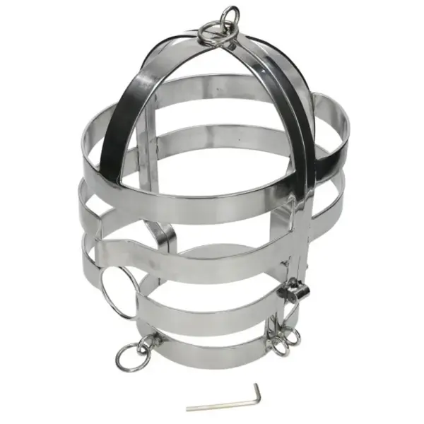 METAL HARD - MASKER MET STALEN KETTING
