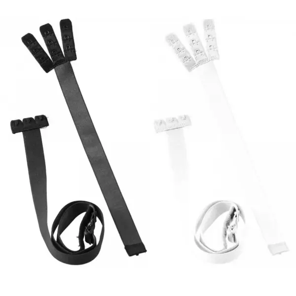 BYE-BRA - OPEN RUG BH ADAPTER ZWART & WIT