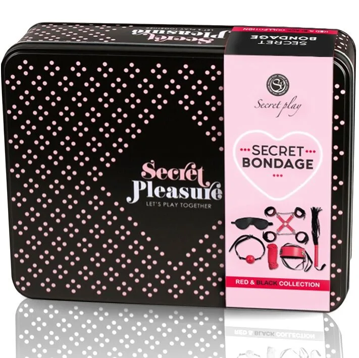 SECRETPLAY - BDSM SET 6 STUKS ROOD COLLECTIE