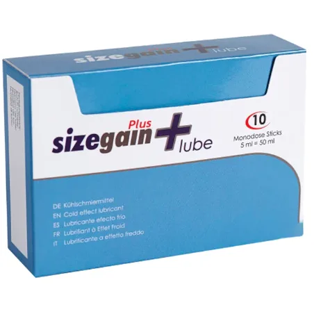 500 COSMETICS - SIZEGAIN PLUS LUBE KOUD EFFECT GLIJMIDDEL