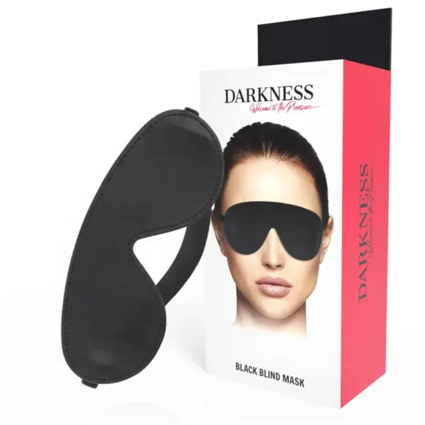 DARKNESS - HOOGWAARDIG ZWART OGENMASKER