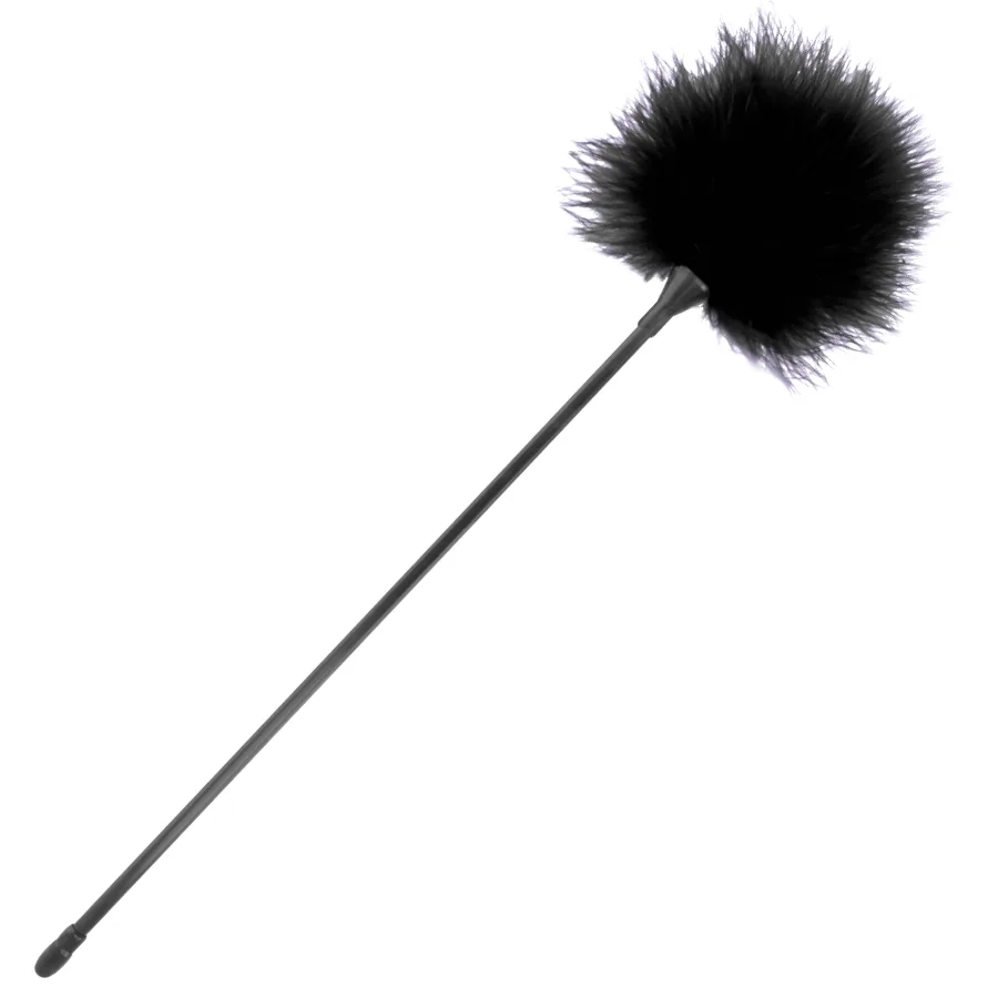 DARKNESS - ZWARTE STIMULERENDE VEER 42 CM