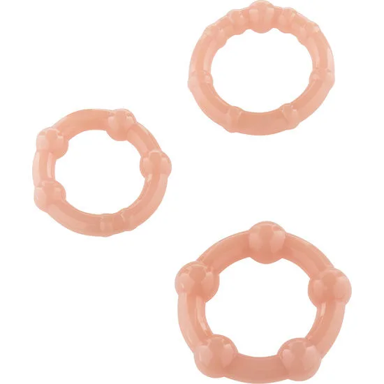 SEVEN CREATIONS - SET VAN DRIE SKIN PENIS RINGEN