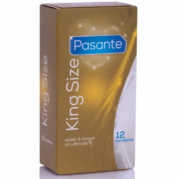 PASANTE - KING MS LANGE EN BREDE CONDOOMS 12 STUKS