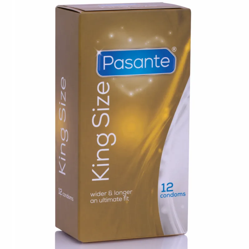 PASANTE - KING MS LANGE EN BREDE CONDOOMS 12 STUKS