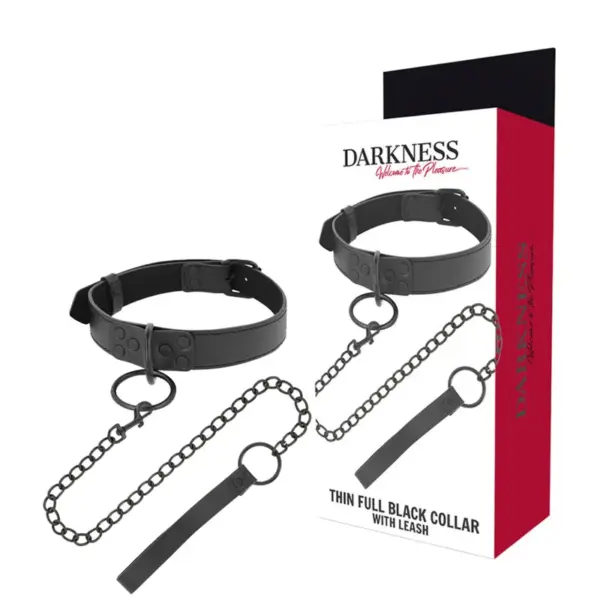 DARKNESS - ZWARTE KETTING