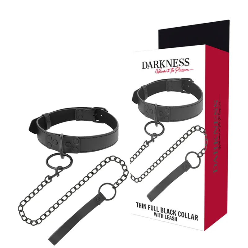 DARKNESS - ZWARTE KETTING