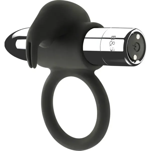 BLACK&SILVER - BURTON OPLAADBARE RING 10 VIBRATIESTANDEN