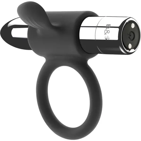 BLACK&SILVER - CAMERON OPLAADBARE RING ZILVER
