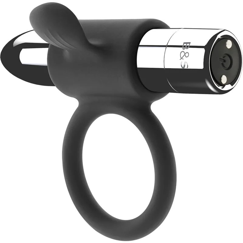 BLACK&SILVER - CAMERON OPLAADBARE RING ZILVER