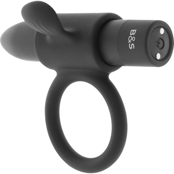 BLACK&SILVER - CAMERON BLACK OPLAADBARE RING