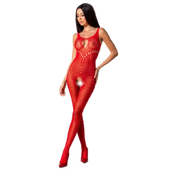 PASSION - VROUW BS078 BODYSTOCKING ONE SIZE ROOD
