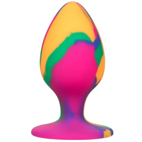 CALEXOTICS - GROTE TIE-DYE ANAAL PLUG MET BRUTAAL motief