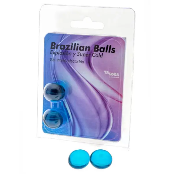 TALOKA - BRAZILIAANSE BALLEN SPANNENDE GEL KOUD EFFECT 2 BALLEN
