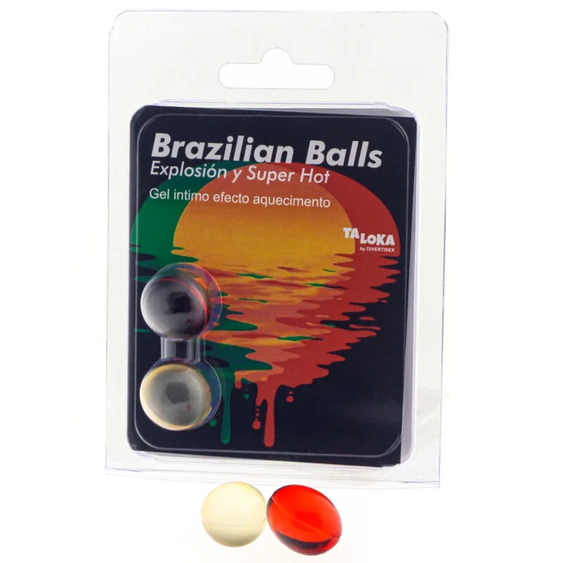 TALOKA - BRAZILIAANSE BALLEN SPANNENDE GEL SUPER HEET EFFECT 2 BALLEN