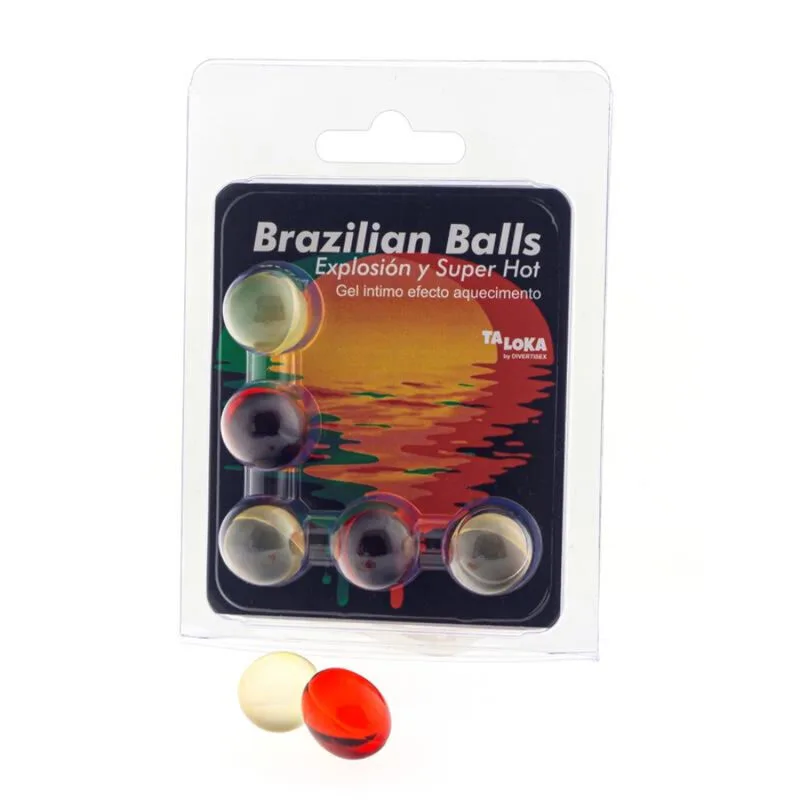 TALOKA - BRAZILIAANSE BALLEN SPANNENDE GEL SUPER HEET EFFECT 5 BALLEN