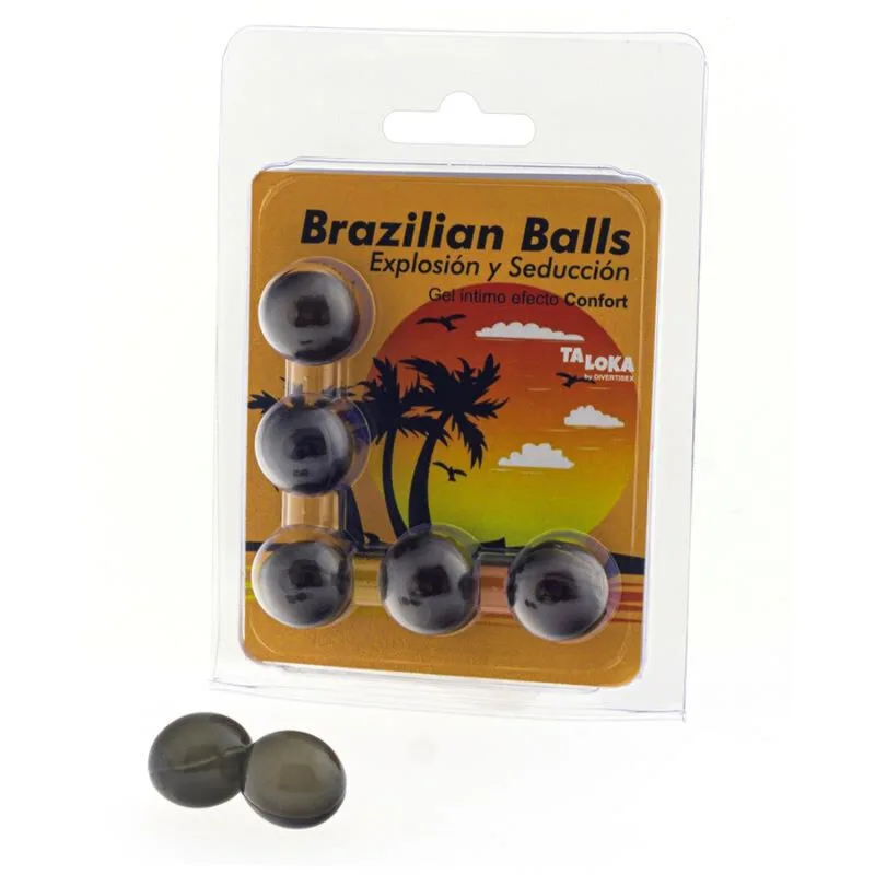 TALOKA - BRAZILIAANSE BALLEN SPANNENDE GEL COMFORT EFFECT 5 BALLEN