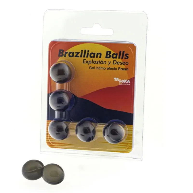 TALOKA - BRAZILIAANSE BALLEN SPANNENDE GEL KOELENDE EFFECT 5 BALLEN