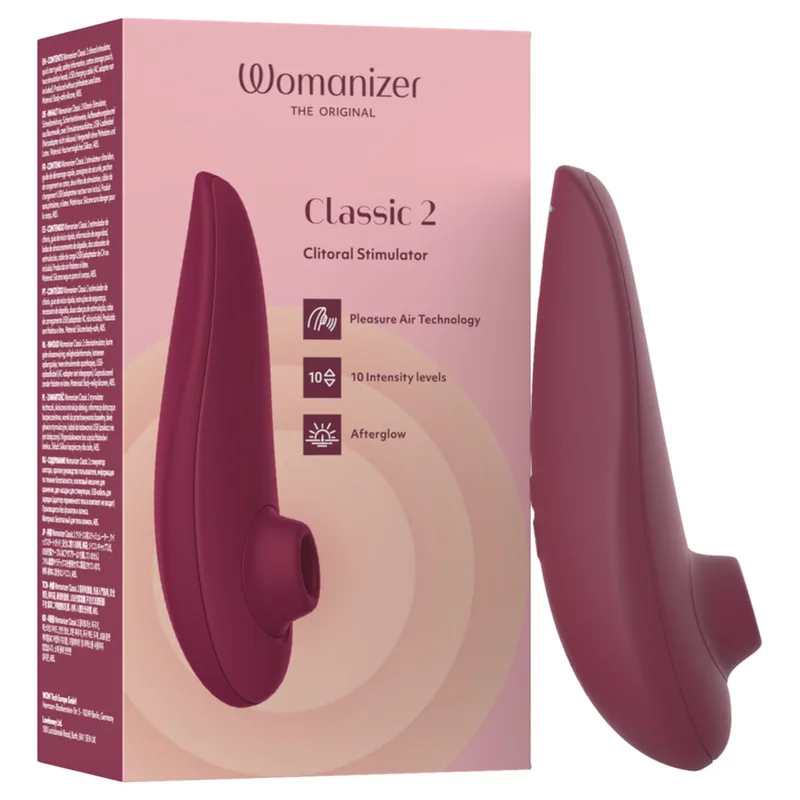 WOMANIZER - CLASSIC 2 CLITORIS STIMULATOR BOURGONDIË