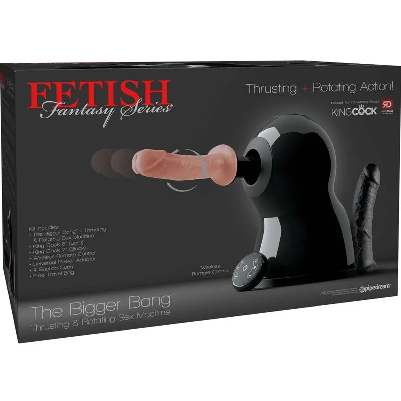 FETISH FANTASY SERIE - SEX MACHINE GROTERE KNAL ROTATIE EN STUWKRACHT