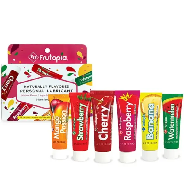 ID FRUTOPIA - ASSORTIMENT GLIJMIDDEL 5-PAK 12 ML