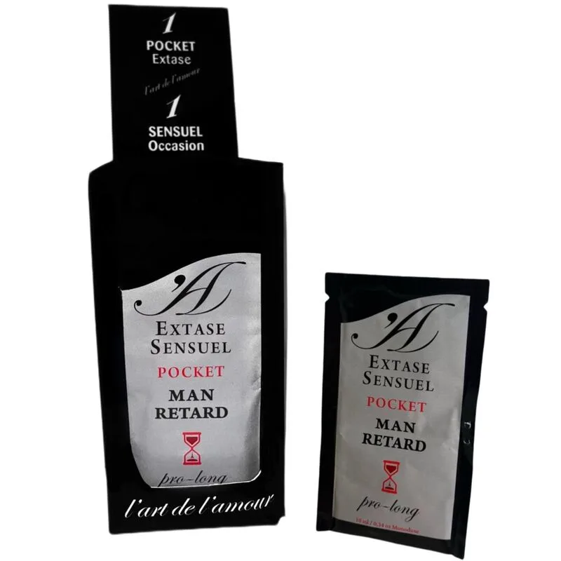 EXTASE SENSUAL - MANNELIJKE VERTRAGING POCKET 10 ML