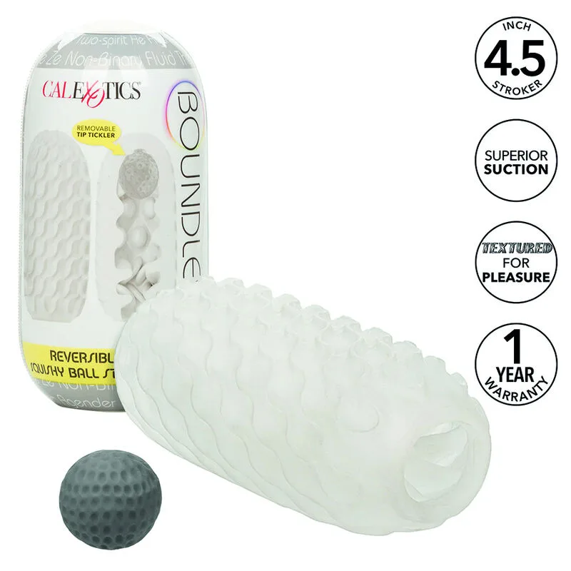 CALEXOTICS - BOUNDLESS STROKER SOFT REVERSIBLE GRIJS
