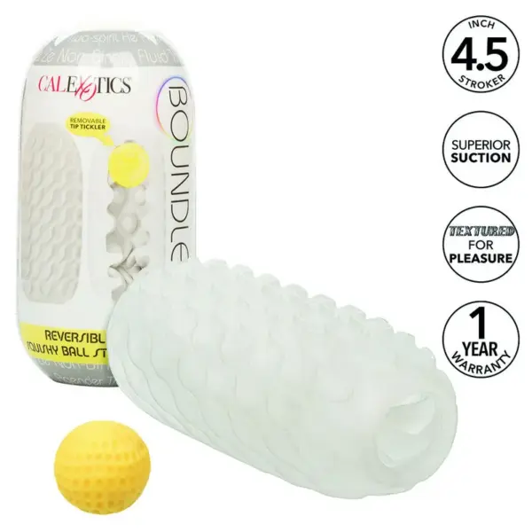 CALEXOTICS - BOUNDLESS SOFT REVERSIBLE STROKER GEEL