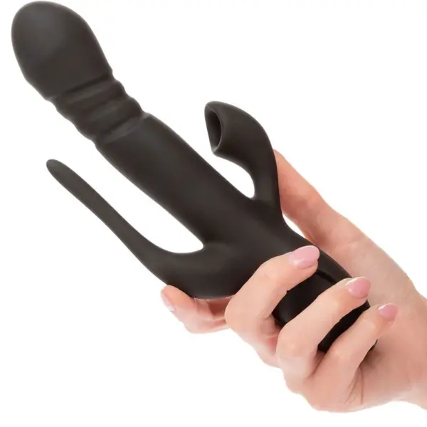 CALEXOTICS - EUPHORIA DRIEVOUDIGE VIBRATOR ZWART