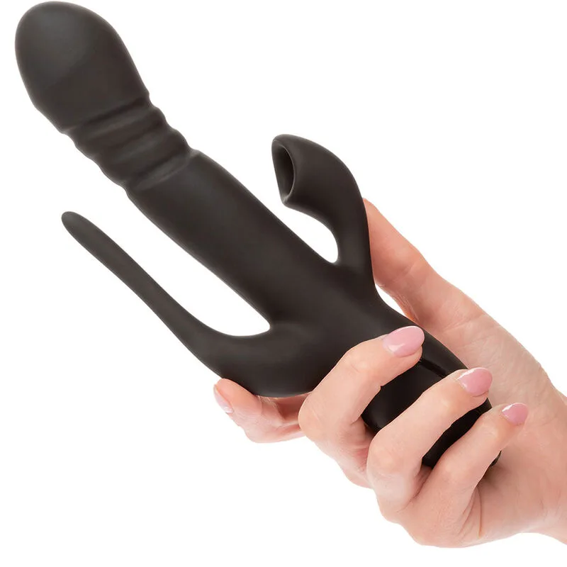CALEXOTICS - EUPHORIA DRIEVOUDIGE VIBRATOR ZWART