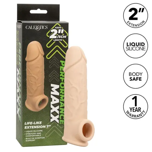 CALEXOTICS - PERFORMANCE MAXX REALISTISCHE EXTENSION 7 LICHTE HUID