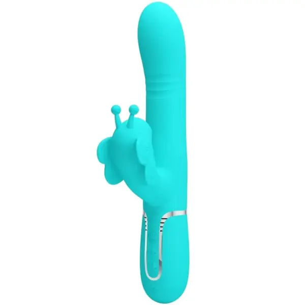 PRETTY LOVE - 4 IN 1 MULTIFUNCTIONELE KONIJN VIBRATOR WATER GROENE VLINDER